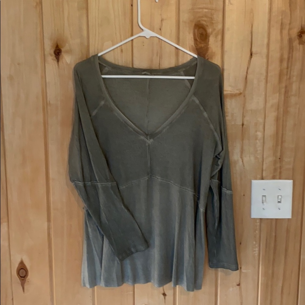 Army Green top